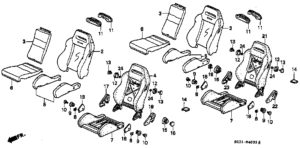 Recaro Reservedele